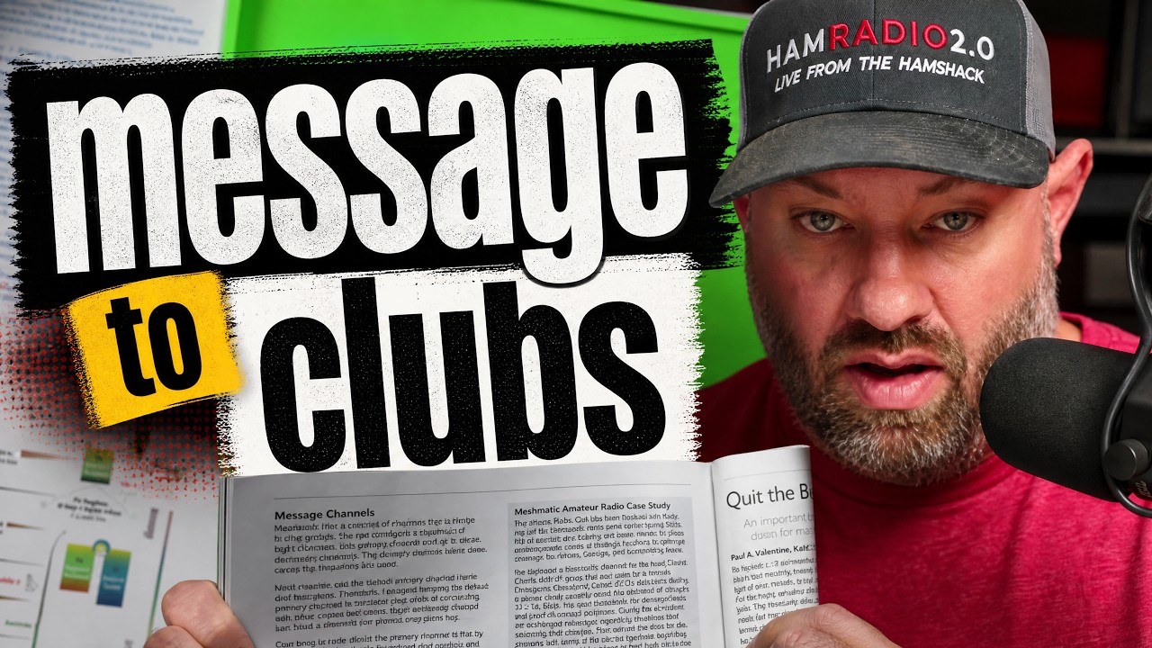 My Message to Every Ham Radio Club in America
