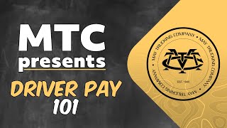 Driver Pay 101 | MTC News
