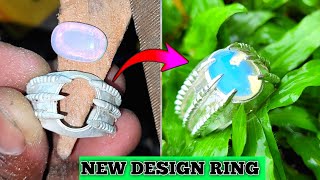 Claw ring making ! How to make claw silver ring ! Handmade jewellery