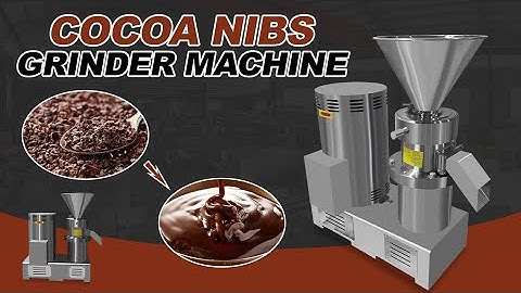 Cocoa Nibs Grinder Machine|100 Mesh Cocoa Nibs Grinding Machine|Cocoa Paste Making Machine