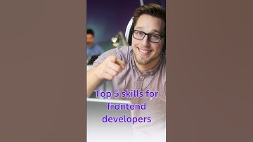 Top 5 skills for frontend developer #shorts