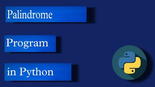 Palindrome Program in Python