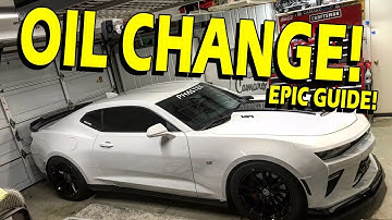 How to Change Your Oil (Guide) - 2016-2024 Camaro SS