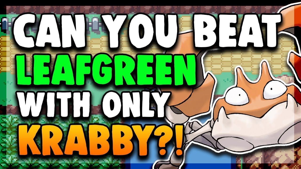 Can You Beat FireRed/LeafGreen Krabby? - YouTube