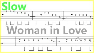 Download lagu Barbra Streisand - Woman in Love (Slow) Guitar Solo Tab BackingTrack