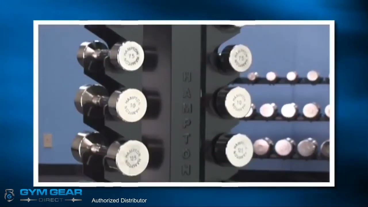 HAMPTON CHROME DUMBBELLS BY GYM GEAR DIRECT