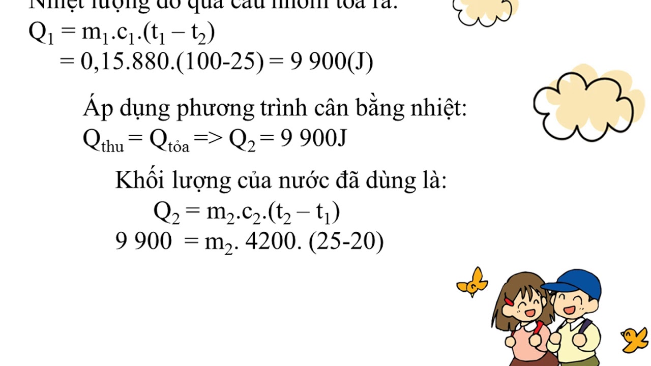 Vật lý 8 - Sách bài tập - Bài 24 - Công thức tính nhiệt lượng (HAY NHẤT) 1