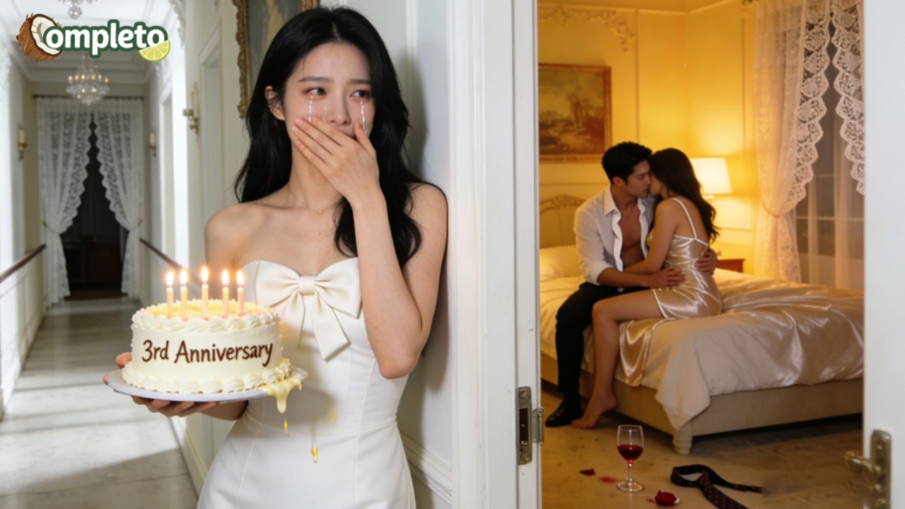 No 3º aniversário, meu marido CEO dormiu com o primeiro amor—abortei e fui embora. Arrependa-se！