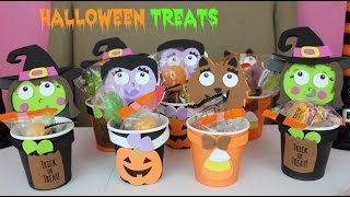 Halloween Treats DIY Halloween Crafts Goodie Bags Filled with Candy|B2cutecupcakes