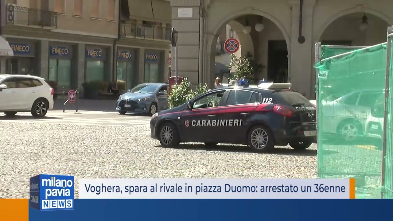 Sparatoria | Voghera, spara al rivale per un litigio in piazza Duomo: arrestato un 36enne