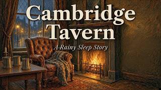 Fall Asleep to The Cambridge Tavern | A Rainy Victorian Sleep Story | Soft British Voice & No Music