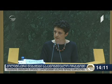 პარლამენტში თეა წულუკიანის გამოსვლას დებატები მოჰყვა