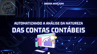 Análise automatizada da natureza das contas contábeis com python| #python #analisededados