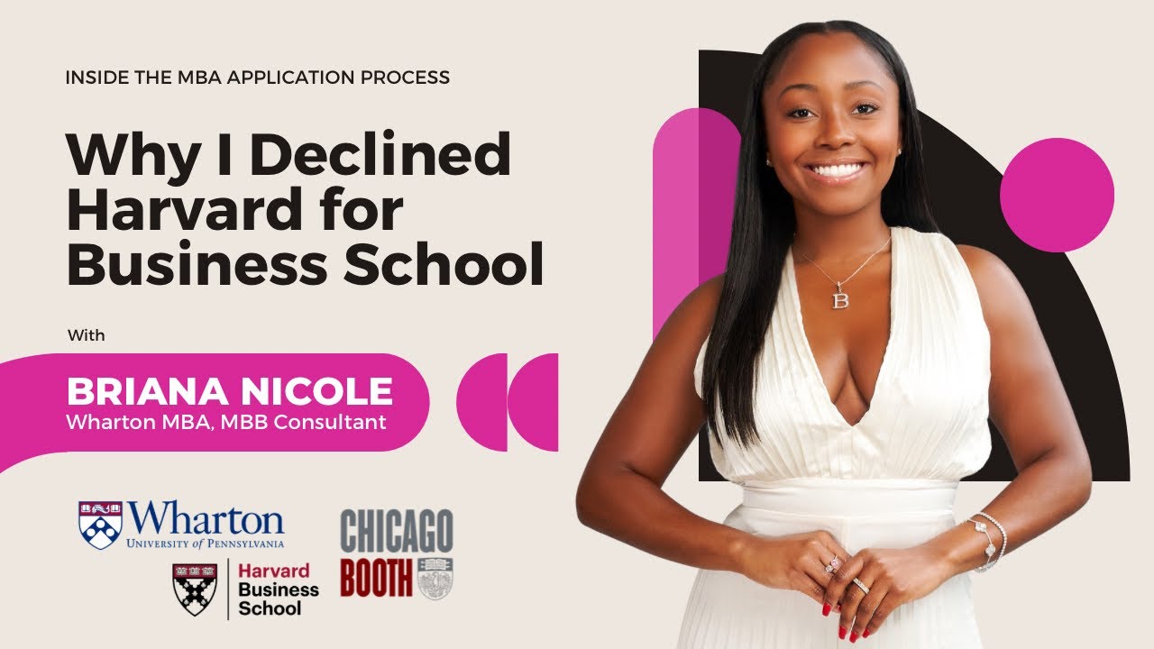 I REJECTED HARVARD Getting Your MBA, M7 MBA Programs, Applying to