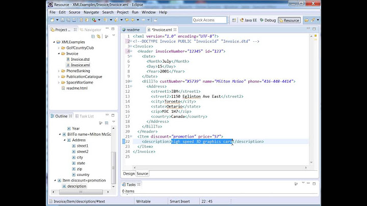 XML Training Courses -  How to Use XML DTD Validation Using Eclipse