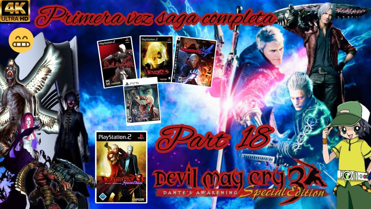 [18/20]devil May cry 3 - yo la única y pro juego resumido primera vez, mi reacción y más 😅🌠