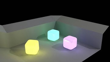 Radiosity test animation - Blender 2.49