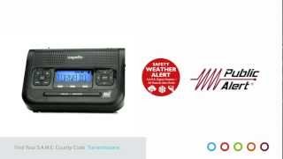 Finding S.A.M.E. Codes for Your Capello Safe & Sound Weather Alert Radio