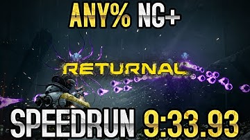 Returnal – Any% NG+ Glitchless Speedrun in 9:33.93 RTA + Secret Ending [PS5 v1.3.0] [OBSOLETE]