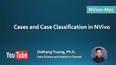 NVivo R1 (Mac)- Cases and case classification