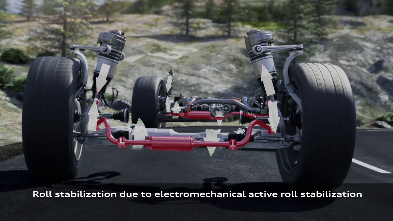Audi Q7 Adaptive air suspension - YouTube