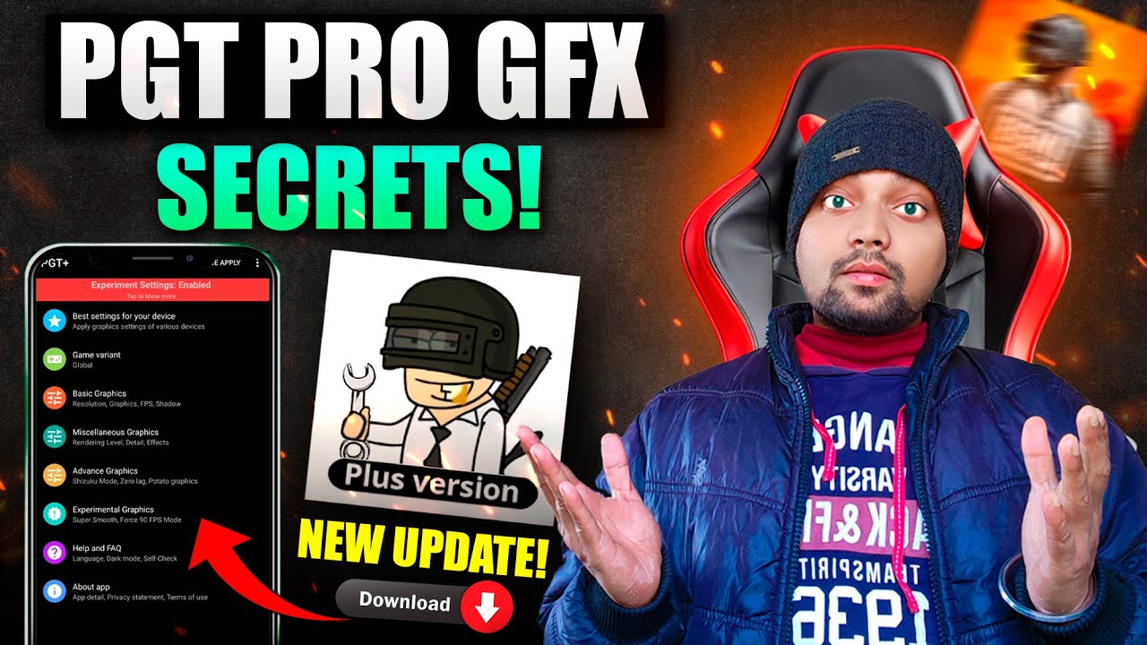 🔥 PGT Pro GFX Tool New Update 2025 | Boost FPS & Unlock 90FPS | PGT Plus New Update Best Settings