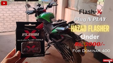 Installing Flash-X  Hazard by Race Dynamics in Dominar 400 | Plug N Play |