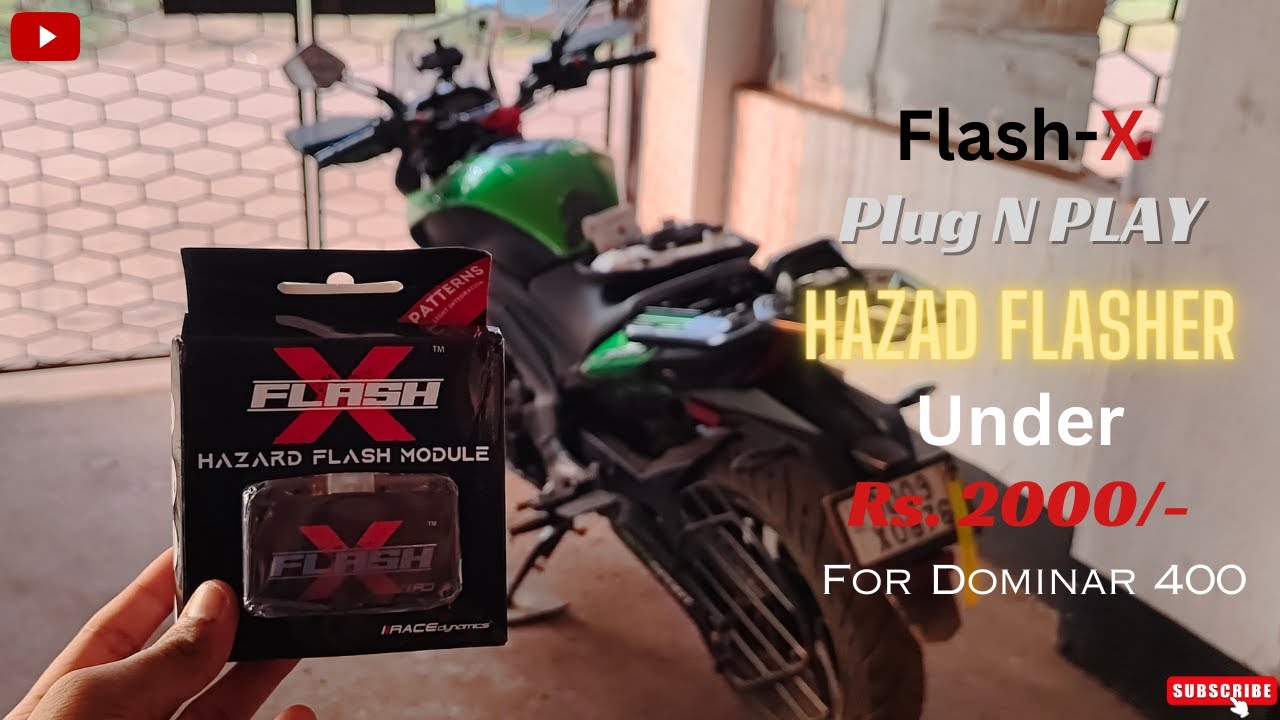 Installing Flash-X  Hazard by Race Dynamics in Dominar 400 | Plug N Play |