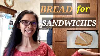 UNSALTED HOMEMADE BREAD FOR MAKING SANDWICHES | LOW SODIUM
