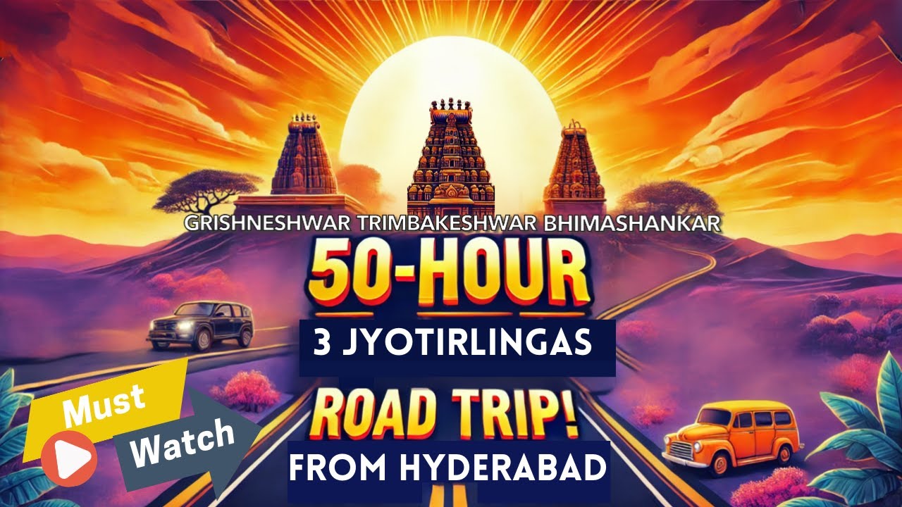 3 Jyotirlingas in 50 Hours| A road trip from Hyderabad