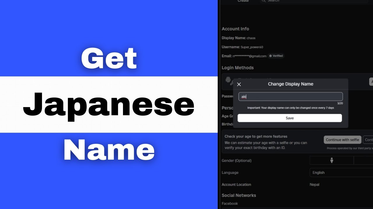 How To Get Japanese Display Name On Roblox 2025 YouTube 