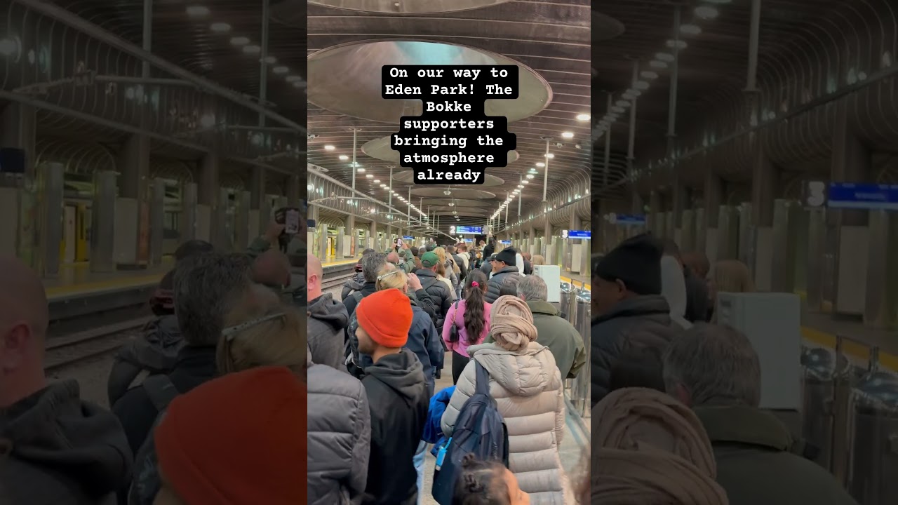 We’re on our way to Eden Park and the 