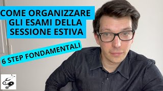 COME PIANIFICARE LA SESSIONE ESTIVA - ESAMI SENZA ANSIA || med pages