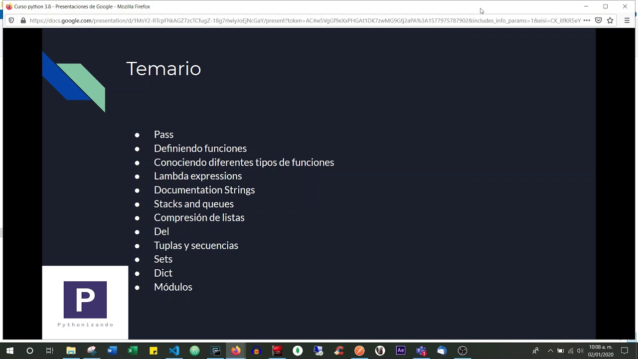 Curso Python 3 | 1-Presentación - YouTube