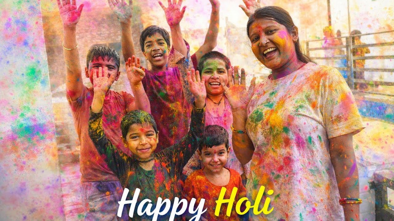 Happy holi dosto 🫟🙏🫟 #foryou #familyvlog 