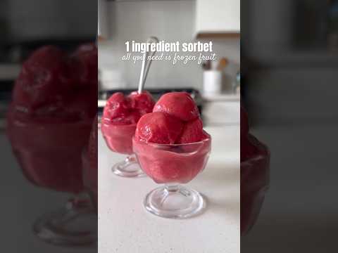 1 ingredient sorbet #shorts
