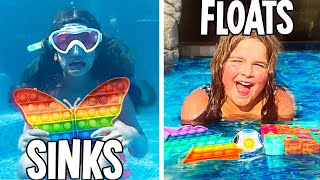 SINK OR FLOAT!! **FIDGET EDITION** | JKREW