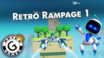 Retro Rampage 1 Walkthrough 🤖 Astro Bot No Commentary