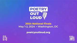 Join us for the 2024 Poetry Out Loud National Finals May 1-2!