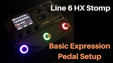 Line 6 HX Stomp Expression Pedal Setup