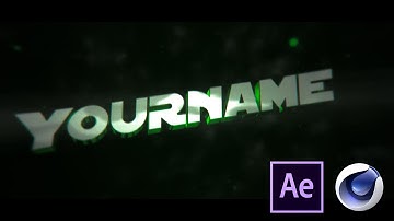 NEW FREE INTRO 3DTemplate #131 | Cinema 4D & After Effects + Tutorial NOW TO EDIT