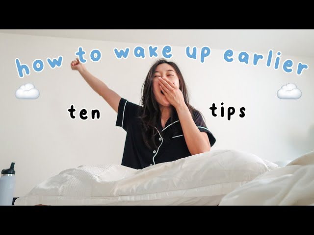 how to wake up earlier WITHOUT feeling miserable :) - YouTube