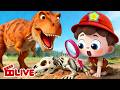 🔴 LIVE | わくわく！ 恐竜かせき探し | 子供の歌 | 童謡 | ベビーバス| BabyBusTV‐LIVE