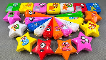 Exciting! 🚀 Satisfying Slime with Numberblocks, Colourblocks, Alphablocks, and ! Colors & ASMR