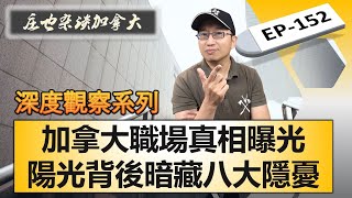 工作的天堂公平寬容背後隱藏著令人不寒而栗的八大挑戰【莊也雜談加拿大152】