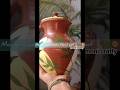 🖌️🌿🎨Modern Aesthetic Floral terracotta Pot Painting 🌿✨#potpainting#vairal #trendingreels#diy