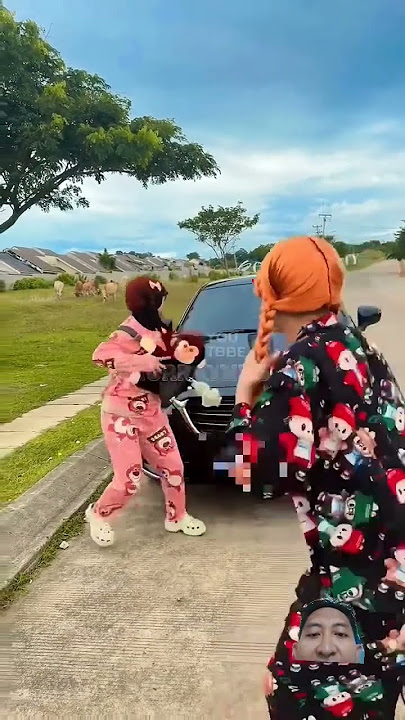 Kaget klakson mobil #comedy #ngakak #lucu