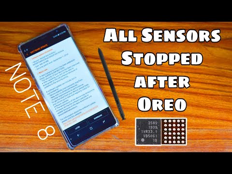 My Galaxy Note 8 Sensors Stopped Working After Updating to Oreo (Urdu/Hindi)