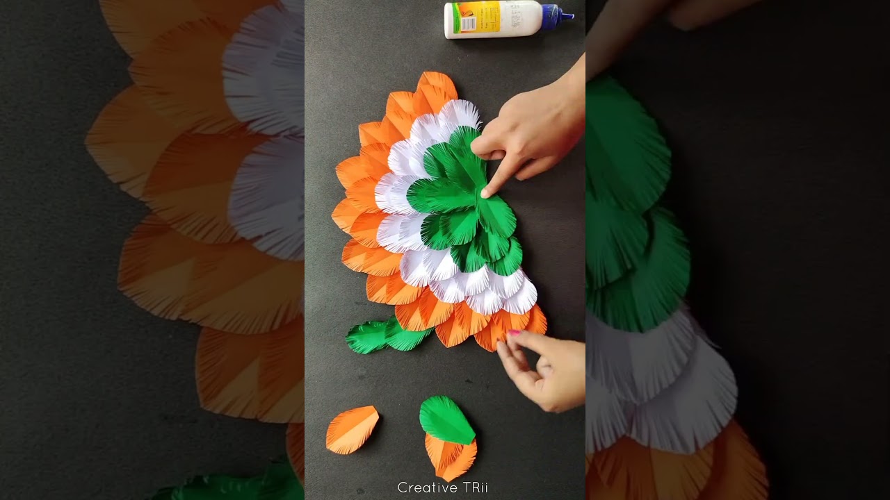Independence Day Craft #craft #creative #independenceday #shorts #youtubeshorts #ashortaday