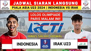 Jadwal Perebutan Posisi 3 Piala Asia U23 2024 - Indonesia vs Irak - Jadwal Piala Asia u23 2024